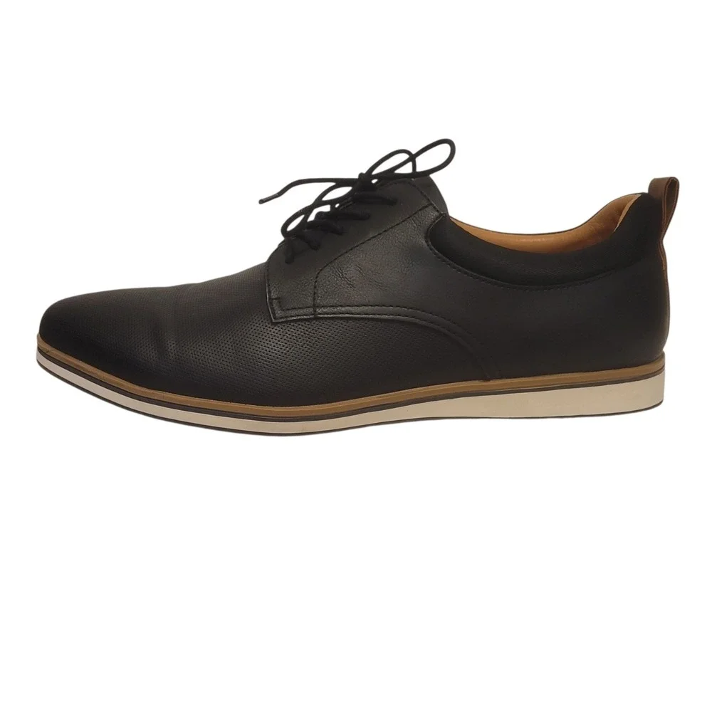 JF J.Ferrar Black and Tan Men's Derbys